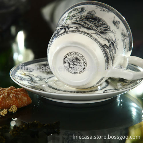 250CC Elegant Tea Cup and Saucer Wholesale